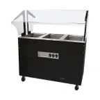 image of Advance Tabco BSW3-120-B-SB 47" Portable Hot Food Buffet Table, (3) Sealed Wells 
