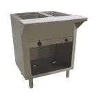 image of Advance Tabco HF-2E-120-BS 31" Electric Hot Food Table, (2) Open Wells 