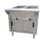 image of Advance Tabco HF-2E-120-DR 31" Electric Hot Food Table, (2) Open Wells 