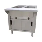 image of Advance Tabco HF-2E-240-DR 31" Electric Hot Food Table, (2) Open Wells 
