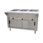 image of Advance Tabco SW-3E-120-DR 47" Electric Hot Food Table, (3) Sealed Wells 