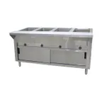 image of Advance Tabco SW-4E-120-DR 62" Electric Hot Food Table, (4) Sealed Wells