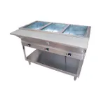 image of BK Resources STE-3-120 44" Electric Steam Table, (3) Open Pan Wells