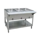 image of BK Resources STE-NG-3 Natural Gas Hot Food Table, (3) Wells