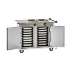 image of Cres Cor H339264AC Insulated Mobile Serving Cart, (2) Open Wells