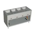 image of Duke E304-25SS 60" Aeroserv™ Hot Food Unit, (4) Stainless Steel Heat Wells