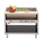image of Piper Products DME-3-DS 44" Pipermatic Serving Counter, (3) Sealed Wells