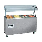 image of Vollrath 38772 60" 2-Series Affordable Portable™ (4) Open Well Hot Food Station