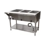image of Advance Tabco HF-3E-120 47" Electric Hot Food Table, (3) Open Wells 