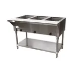 image of Advance Tabco SW-3E-240 47" Electric Hot Food Table, (3) Sealed Wells 