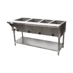 image of Advance Tabco SW-4E-120 62" Electric Hot Food Table, (4) Sealed Wells 