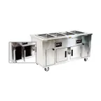 image of Alluserv AHF4HIB 66" Evolution Series Electric Hot Food Counter, (4) Wells