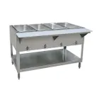 image of BK Resources STE-LP-4 Liquid Propane Hot Food Table, (4) Wells