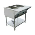 image of Copper Beech Range CBEST-2-S 30" Electric Hot Food Well Table, (2) Sealed Wells