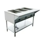 image of Copper Beech Range CBEST-3-S 48" Electric Hot Food Well Table, (3) Sealed Wells