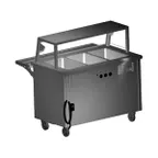 image of Delfield SH-3-NU 50" Shelleyglas® Hot Food Serving Counter, (3) Wells without Understorage