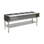 image of Eagle Group AWT5-NG-3VP Gas Hot Food Serving Counter, (5) Pan Capacity