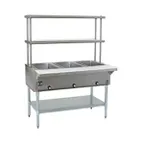 image of Eagle Group DHT4-240-FM-X 63" Hot Food Table, (4) Pan Capacity