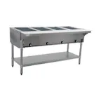 image of Eagle Group HT4-NG-3VP Gas Hot Food Serving Counter, (4) Pan Capacity