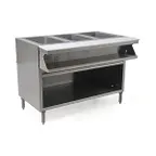 image of Eagle Group SHT2OB-120 33" Spec-Master® Sealed Well Hot Food Table, (2) Pan Capacity