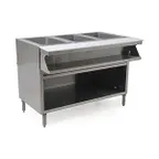 image of Eagle Group SHT5OB-208 79" Spec-Master® Sealed Well Hot Food Table, (5) Pan Capacity