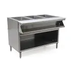 image of Eagle Group SHT5OB-240-3 79" Spec-Master® Sealed Well Hot Food Table, (5) Pan Capacity