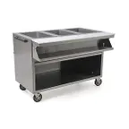 image of Eagle Group SPHT3OB-208-3 48" Spec-Master® Sealed Well Hot Food Table, (3) Pan Capacity