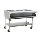 image of Eagle Group SPHT4CB-120 63" Spec-Master® Sealed Well Hot Food Table, (4) Pan Capacity