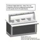 image of Multiteria MPHC-2-G 48" M-Power Hot Food Serving­ Counter, (2) Wells