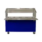 image of SecoSelect HC-76 78" Hot Food Serving Counter, (5) Stainless Steel Wells