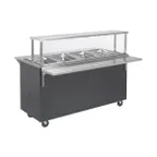 image of Vollrath 39711 60" 2-Series Affordable Portable™ (4) Open Well Hot Food Station