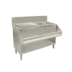image of Omcan USA 48138 (48138) Cocktail Mix Unit, with Sink & Cover, 48"W X 24"D