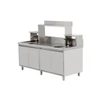 image of Omcan USA 48405 (48405) Bubble Tea Station, 27"W X 30"D X 34"H, (4) Swing Doors
