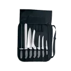 image of Dexter 20153 SofGrip (SGCC-7) 7‑Piece Cutlery Set, White, Steel Knives, 3"–12" Stain‑Free – 1/Case