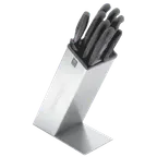 image of Dexter 20333 SofGrip (SB-8) 8-Piece Knife Set with knives 3-1/4" to 12" and sharpener, block - Set