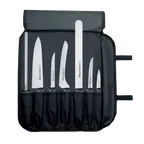 image of Dexter 29813 V-Lo® (VCC7) 7-Pc Knife Set:3½"‑12" knives, 12" Diamond Sharpener, Nylon Bag - Set