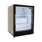image of Ojeda USA CTRH 4 23" Countertop Glass Door Refrigerator in White, 4.54 cu. ft.