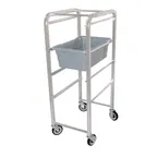 image of Omcan USA 13495 Aluminum Full Size Mobile Lug Rack w/ 4 Lug Capacity