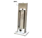 image of Omcan USA 24200 Manual Vertical Economy Sausage Stuffer, 15 lbs./7 L Capacity, Stainless Steel Tubes