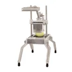 image of Omcan USA 41862 Vertical Fruit & Vegetable Slicer – 3/16\" Stainless Steel Blade, Manual, Non‑Skid Feet