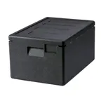 image of Omcan USA 44549 Insulated Food Carrier, Top Loading, 28L, Black Polypropylene