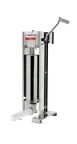 image of Omcan USA 48169 Trento Manual Sausage Stuffer, 22 lbs Capacity, Stainless Steel, 2-Speed Vertical & Horizontal Gear Drive
