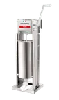 image of Omcan USA 48170 Trento Manual Sausage Stuffer, 33 lbs. Capacity, Stainless Steel, 2-Speed Vertical & Horizontal Gear Drive