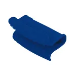 image of Carlisle 31211 - Araven Silicone Pot Holder, 6" x 5" x 3", Blue, Non‑Slip, Hanging Hole, -40° to 446° F