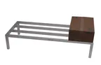image of Channel ADE2460/6 Aluminum Dunnage Rack w/ 2000 lb. Capacity - 60"W x 24"D x 12"H