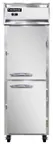 image of Continental Refrigerator 1RNPTHD-SD-GD 38" 4-Door Solid & Glass Pass-Thru Refrigerator, 21 cu. ft.
