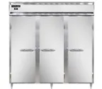 image of Continental Refrigerator D3RNSSPT-SD-GD 72" 3-Section Pass-Thru Refrigerator, 72 cu. ft., Top Mounted
