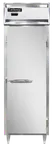 image of Continental Refrigerator DL1W-PT-SD-GD 1-Section "21 cu ft" Heated Holding Cabinet, Pass-Thru, Stainless Steel Front, Aluminum Exterior