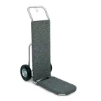 image of Forbes Industries 1550-CK Standard Bellman's Handtruck w/ 24"L Dropnose, Brushed Stainless Steel