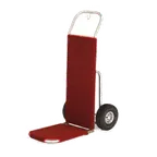image of Forbes Industries 1552-CK Standard Bellman's Handtruck w/ 24"L Dropnose, Brushed Stainless Steel